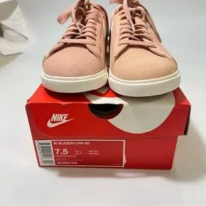Nike | Shoes | Nike Blazer Low Sd New With Tags Womens Sz 75 Coral